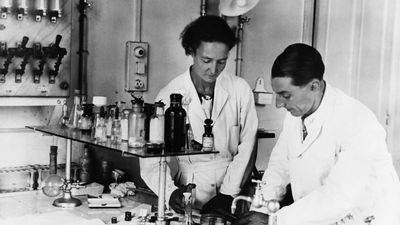 Irène and Frédéric Joliot-Curie